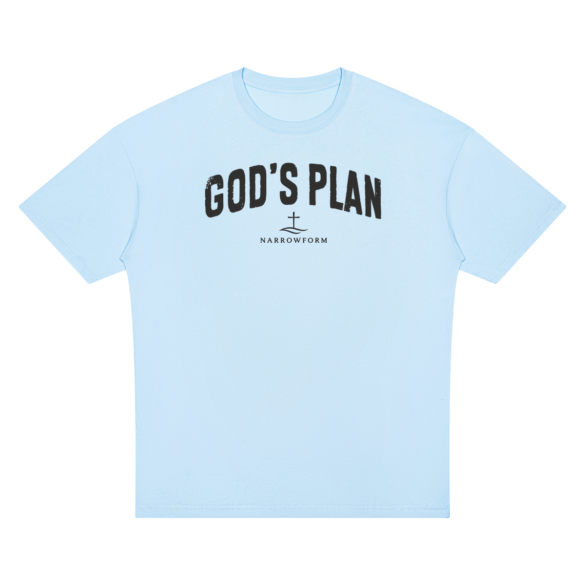(NEW) God's Plan Drop Shoulder Tee