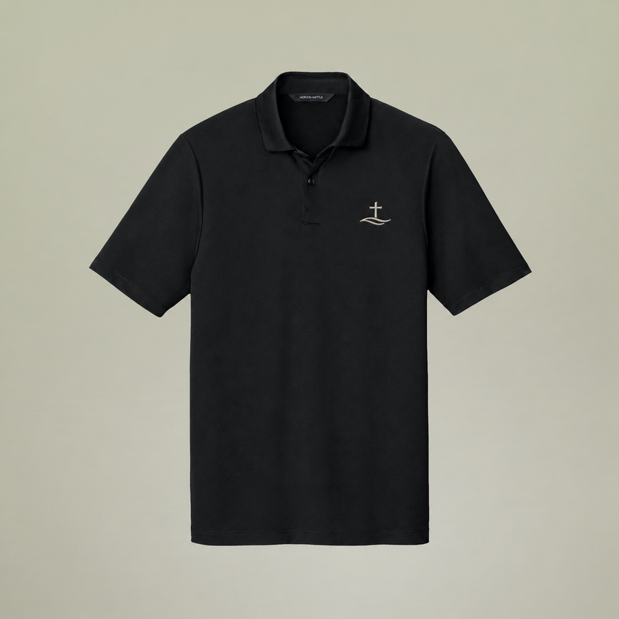 Men's Narrowform Embroidered Polo