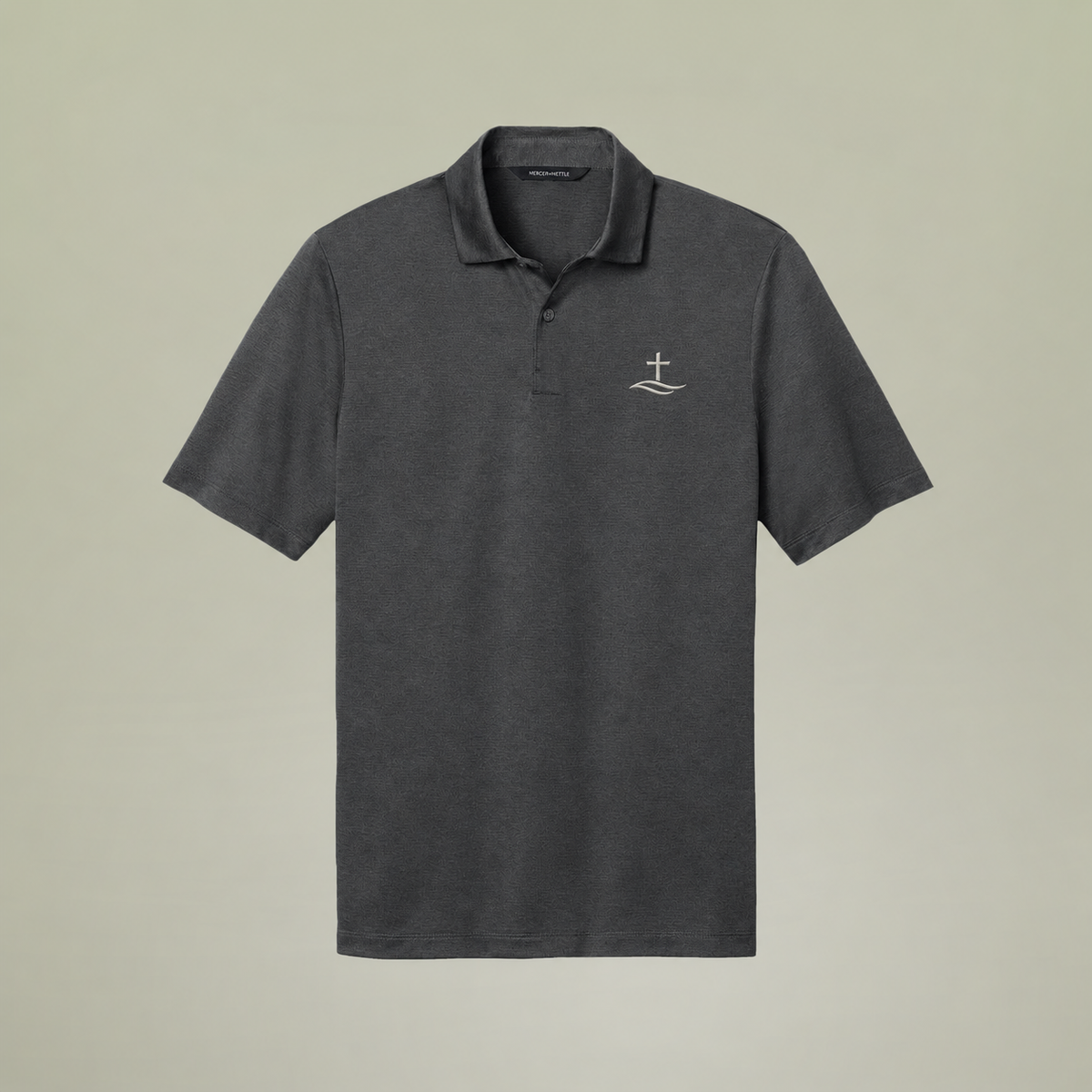 Men's Narrowform Embroidered Polo