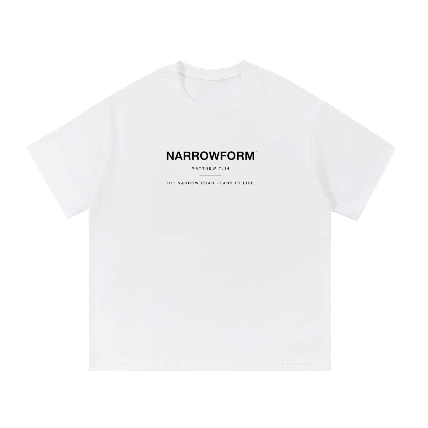 NARROWFORM MATTHEW 7:14 T-SHIRT