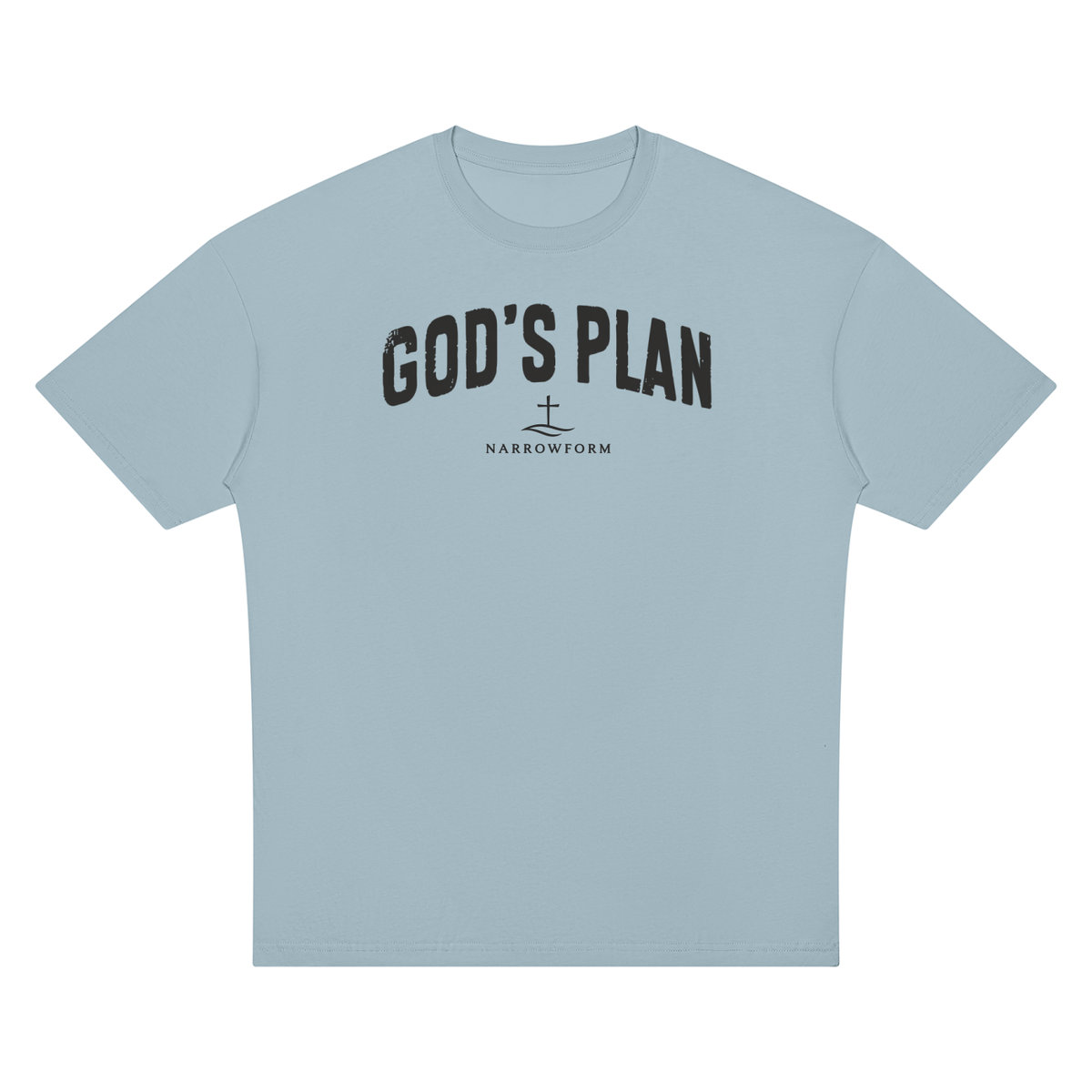 (NEW) God's Plan Drop Shoulder Tee