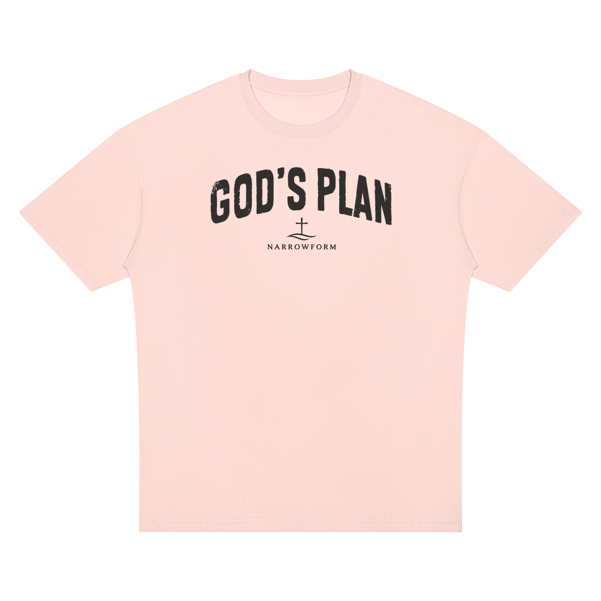 (NEW) God's Plan Drop Shoulder Tee