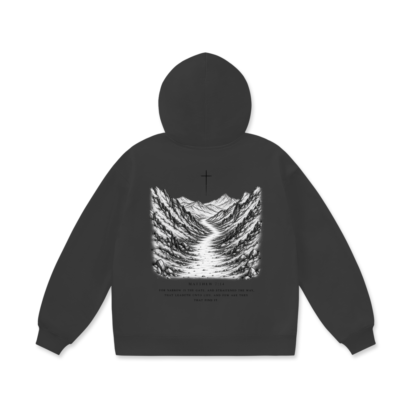 NARROWFORM MATTHEW 7:14 HOODIE