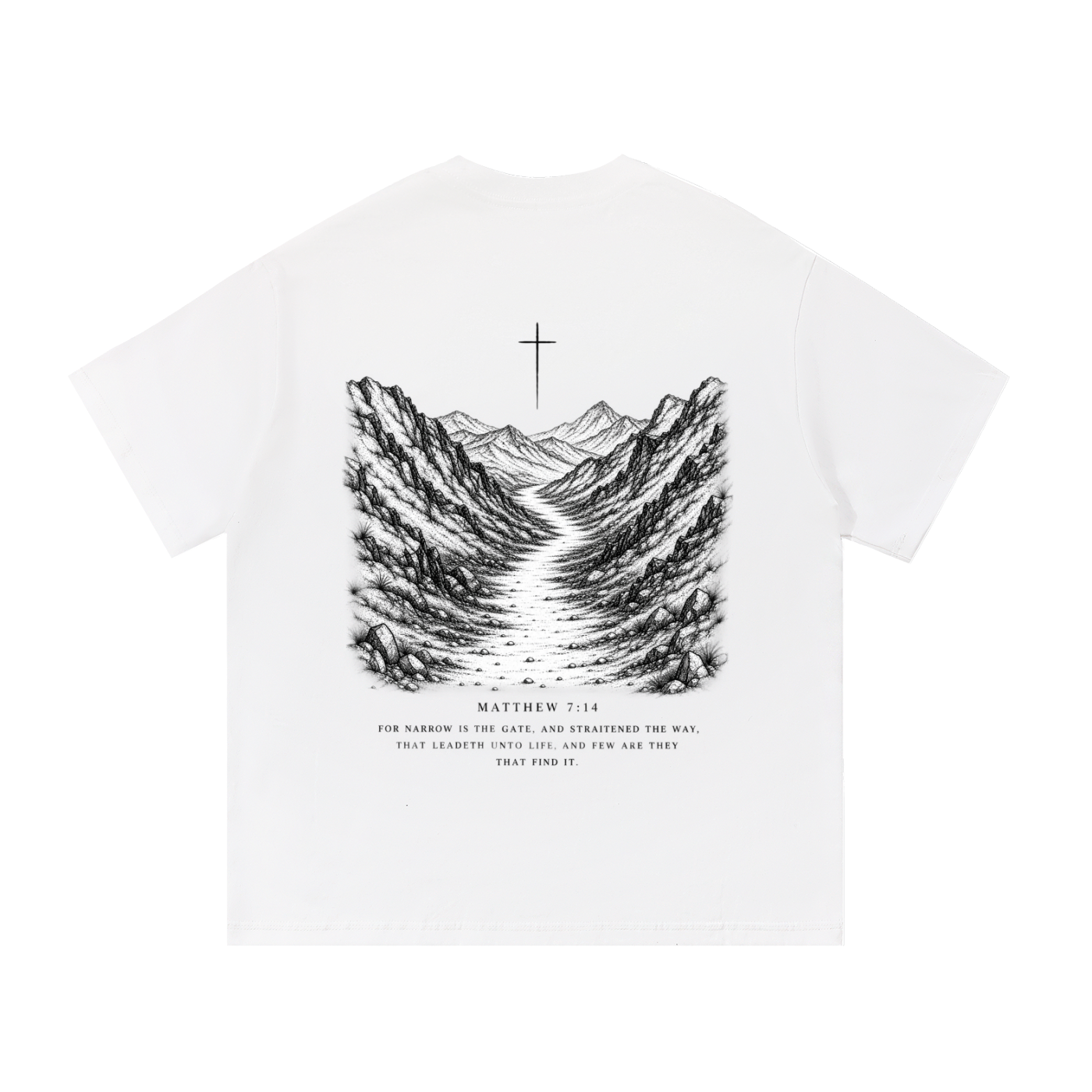 NARROWFORM MATTHEW 7:14 T-SHIRT