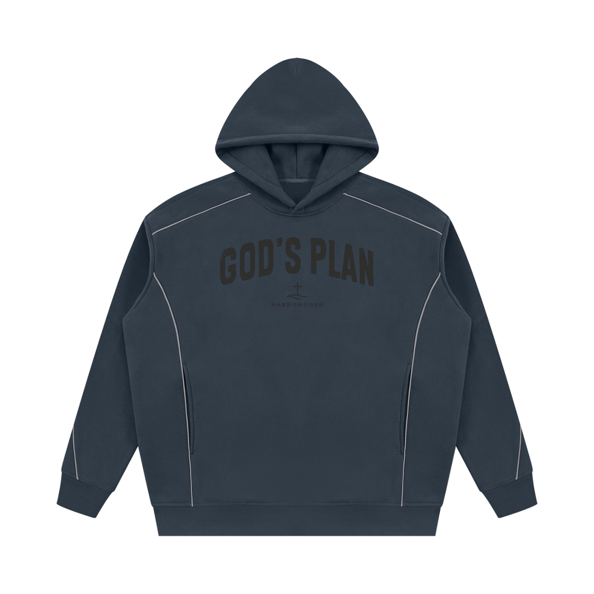 (NEW) God's Plan Oversized Lined Hoodie
