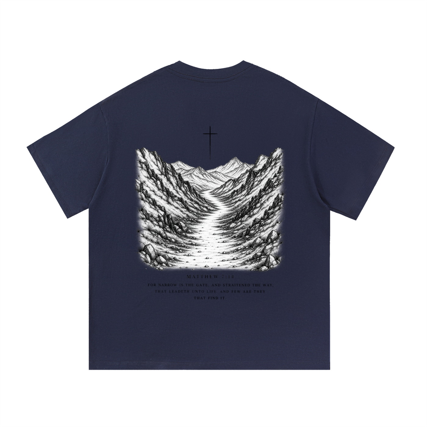 NARROWFORM MATTHEW 7:14 T-SHIRT