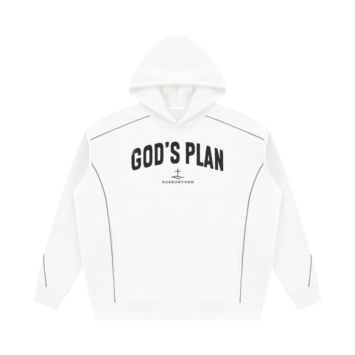(NEW) God's Plan Oversized Lined Hoodie
