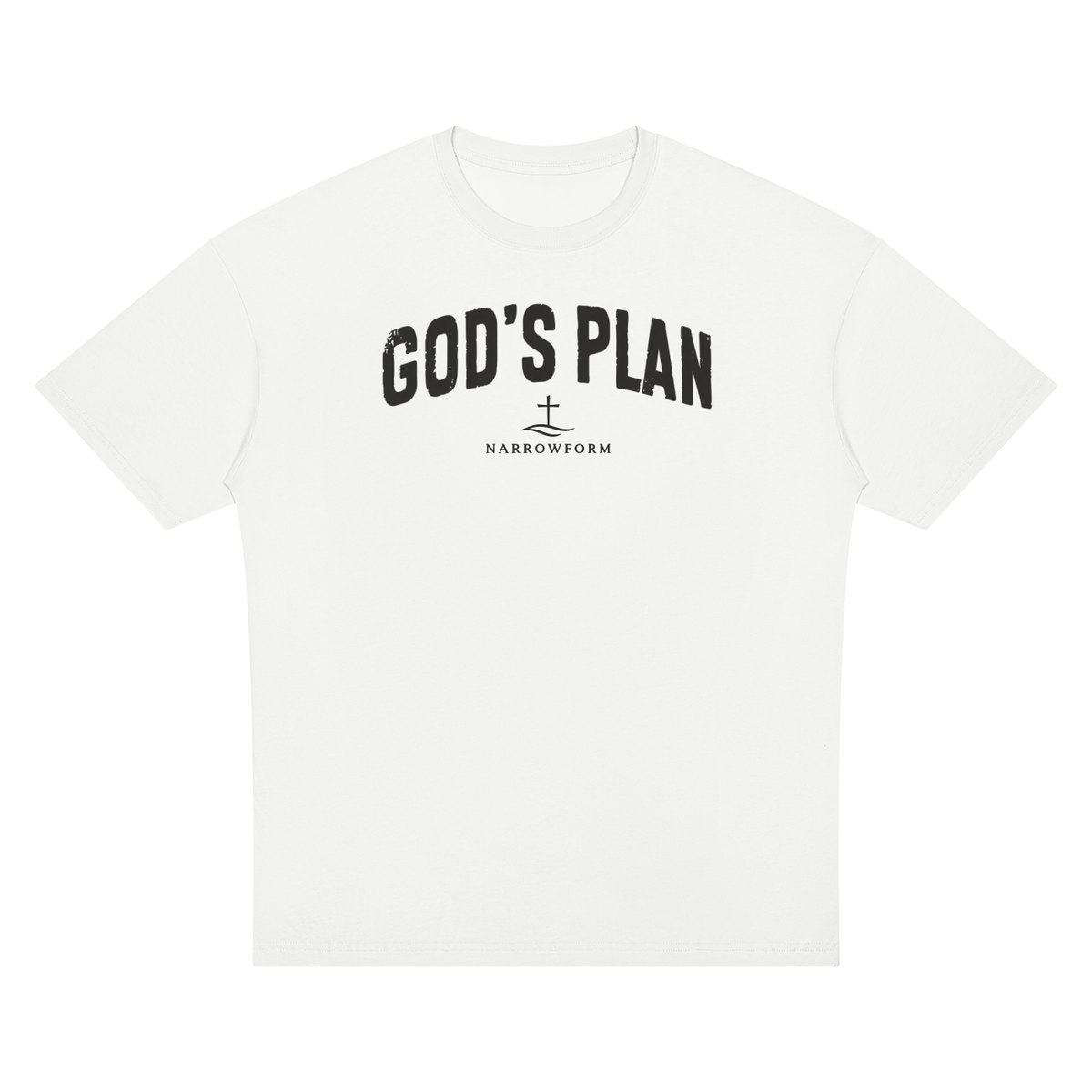 (NEW) God's Plan Drop Shoulder Tee